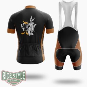 Vintage Looney Tunes Daffy Ducks Cycling Jersey Kit - Short Sleeve Cycling Jersey Kit-White