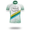 Washington Cycling Jersey, Washington Map Cycling Jersey - Short Sleeve Cycling Jersey-White