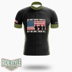 We Don't Know Them All Bu We Owe Them All Cycling Jersey Kit - Short Sleeve Cycling Jersey-White