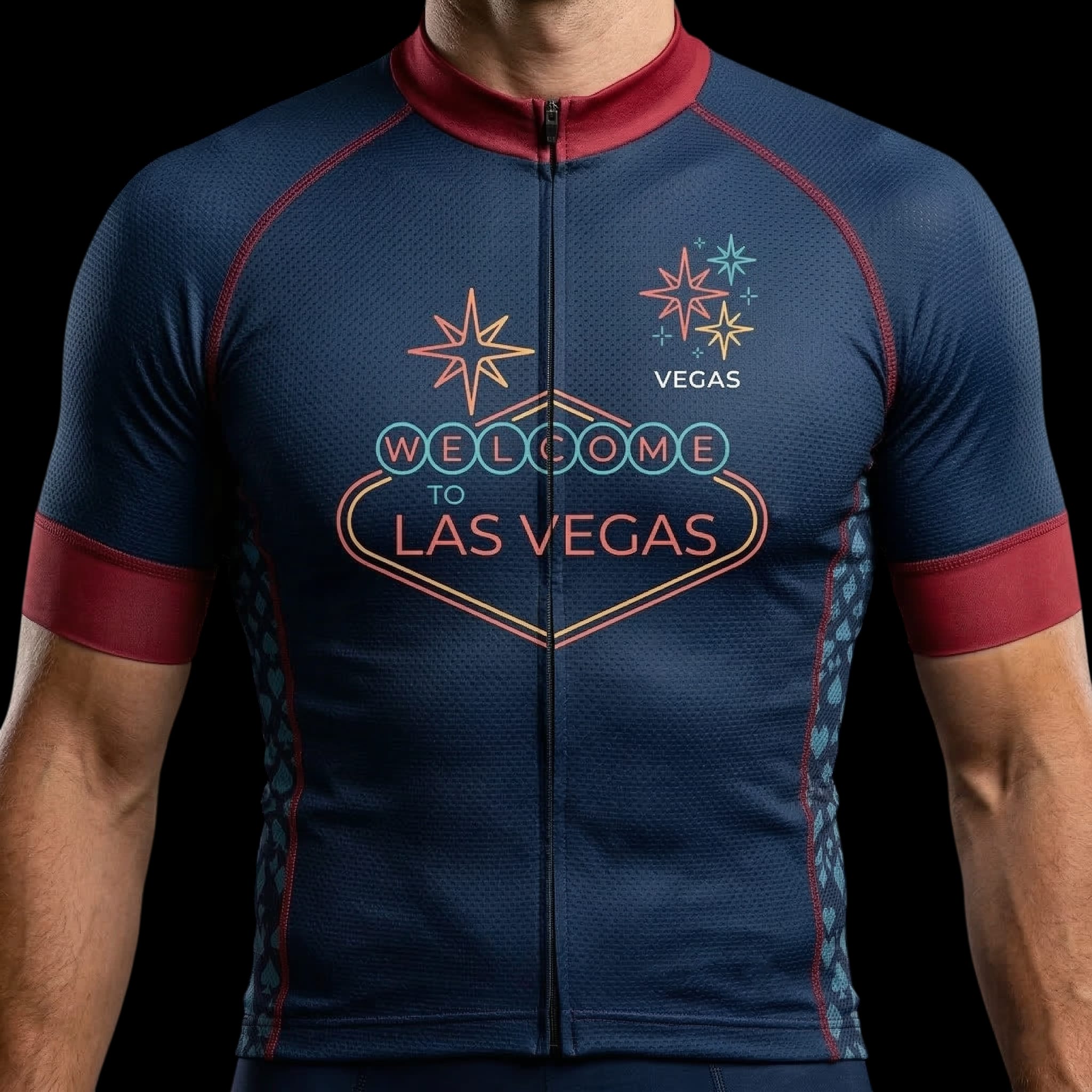 Welcome To Las Vegas Cycling Jersey, Cycling Bicycle Shirt 3