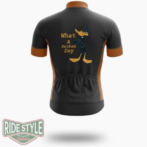 What The Ducken Day Cycling Jersey Kit - Short Sleeve Cycling Jersey-White