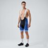 Checkered Royalblue Custom Name Cycling Bib Short 1