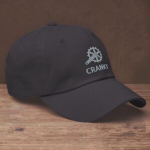 Cranky Cycling Hat, Cycling Gift For Dad - One Size - Black
