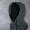 Windproof Winter Ski Balaclava Warm Plush Padded Hood for Cycling & Outdoors - One Size - Black
